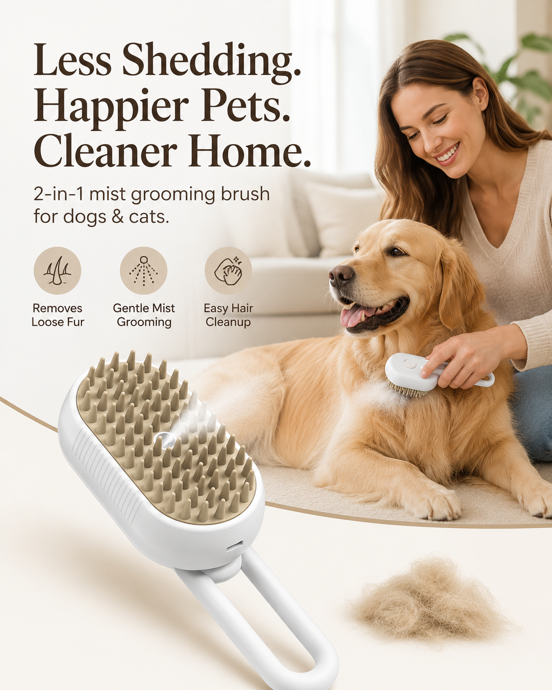 🏆🏆2026 Best-Selling Nebulizing Grooming Comb || Grab Big Discounts Fast