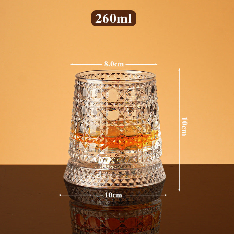 🥛💎Hot Sale 49% OFF✨🔥360° Rotating Whiskey Glass Tumbler