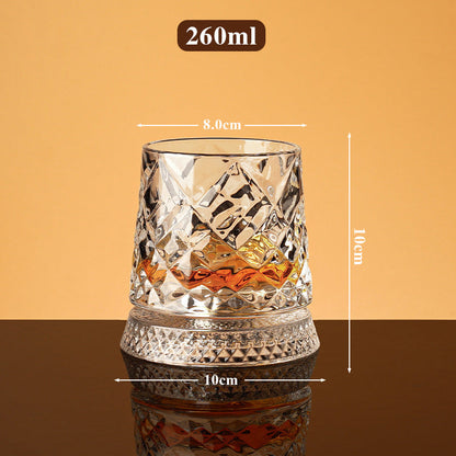 🥛💎Hot Sale 49% OFF✨🔥360° Rotating Whiskey Glass Tumbler