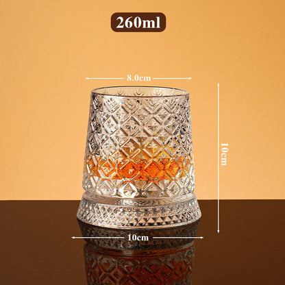 🥛💎Hot Sale 49% OFF✨🔥360° Rotating Whiskey Glass Tumbler